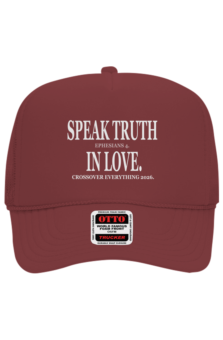 SPEAK TRUTH IN LOVE C.O.E. Trucker Hat