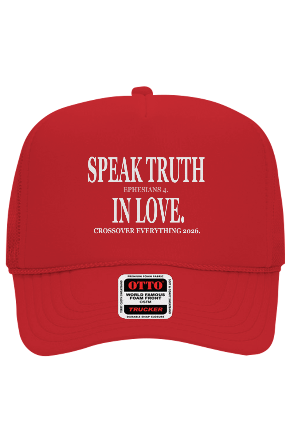 SPEAK TRUTH IN LOVE C.O.E. Trucker Hat