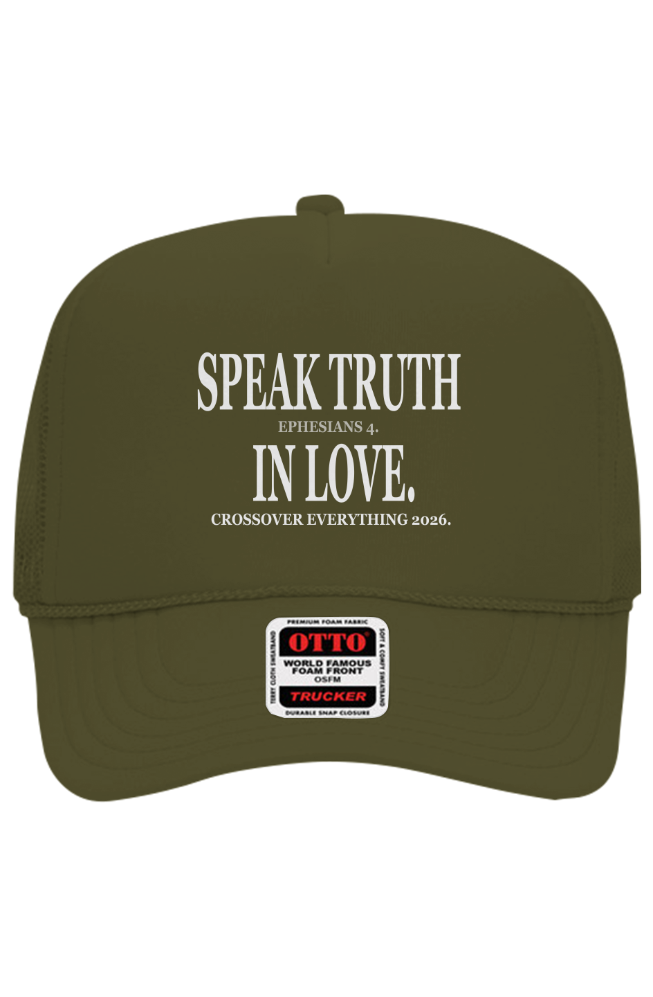 SPEAK TRUTH IN LOVE C.O.E. Trucker Hat