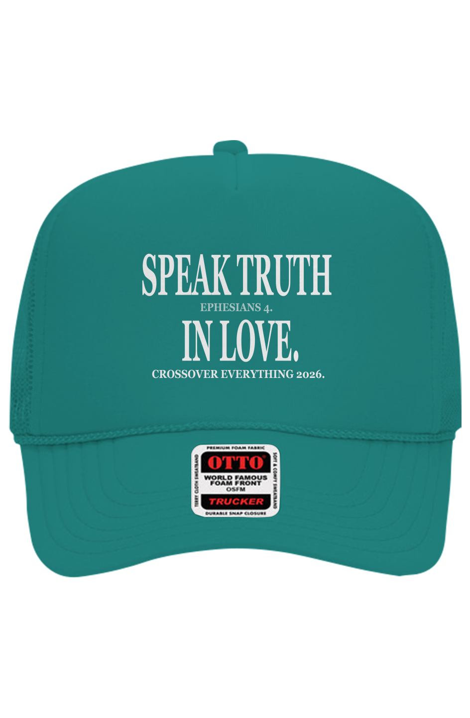 SPEAK TRUTH IN LOVE C.O.E. Trucker Hat
