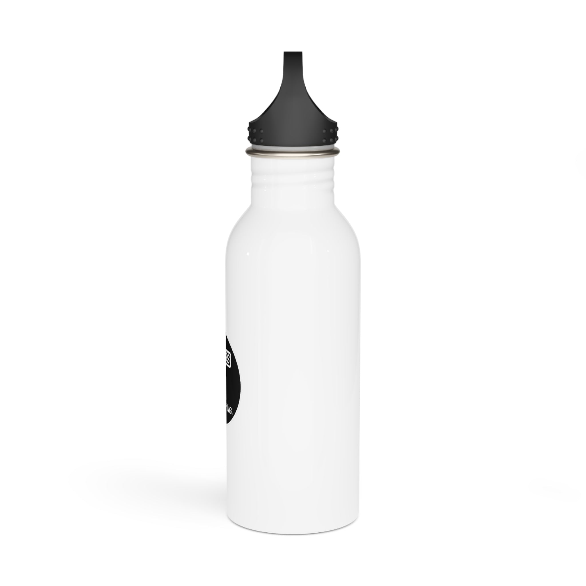 C.O.E. Black Logo Stainless Steel Bottle